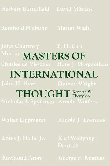 Cover of Masters of International Thought