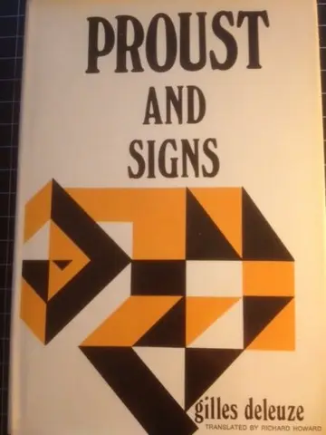 Cover of Proust and signs