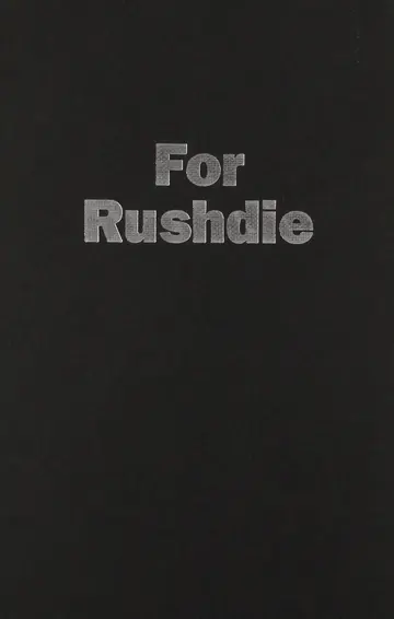 Cover of For Rushdie
