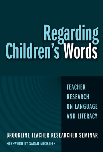 Cover of Regarding Children's Words