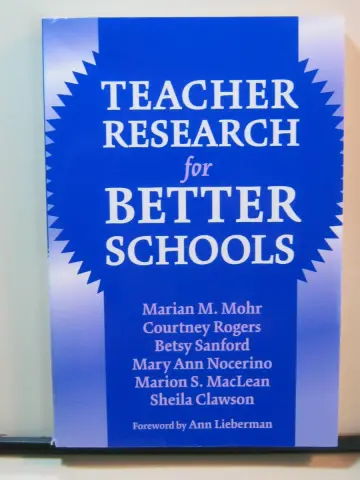 Cover of Teacher Research for Better Schools