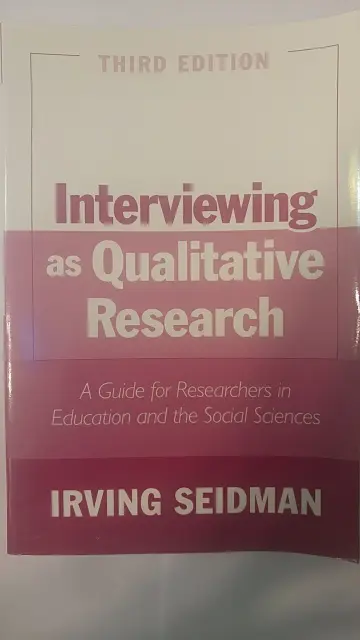 Cover of Interviewing as Qualitative Research