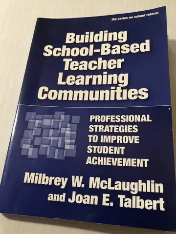 Cover of Building School-based Teacher Learning Communities