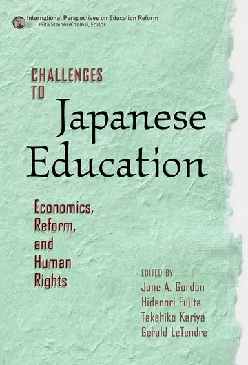 Cover of Challenges to Japanese Education