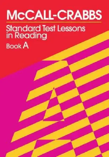 Cover of McCall-Crabbs Standard Test Lessons in Reading, Book a