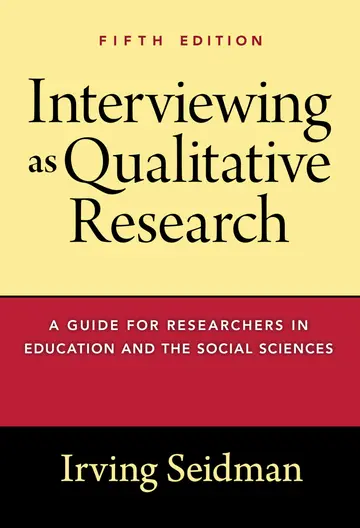 Cover of Interviewing as Qualitative Research