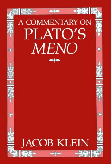 Cover of A Commentary on Plato's Meno
