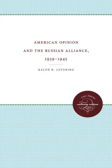Cover of American Opinion and the Russian Alliance, 1939-1945