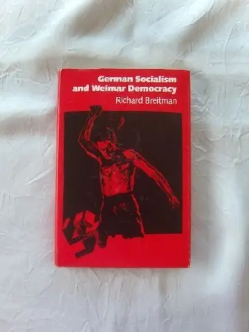 Cover of German Socialism and Weimar Democracy