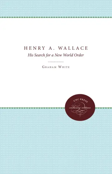 Cover of Henry A. Wallace