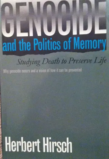 Cover of Genocide and the Politics of Memory