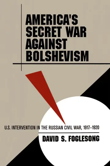 Cover of America's Secret War against Bolshevism