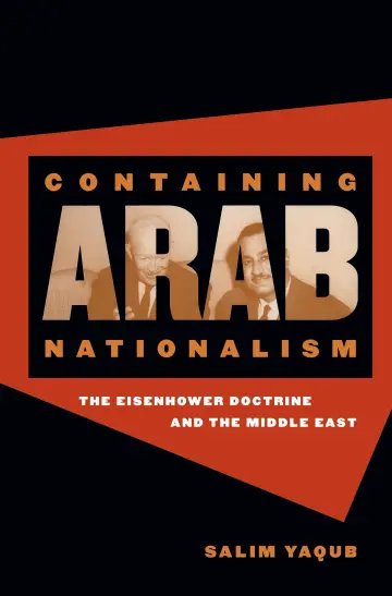 Cover of Containing Arab Nationalism