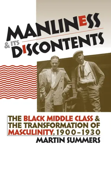 Cover of Manliness and Its Discontents