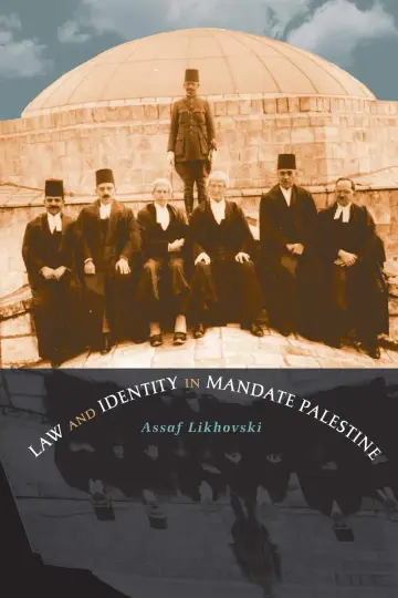 Cover of Law and Identity in Mandate Palestine