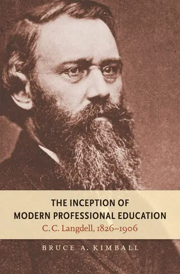 Cover of The Inception of Modern Professional Education