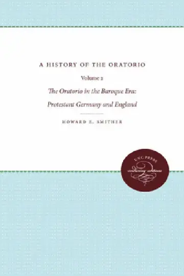 Cover of A History of the Oratorio