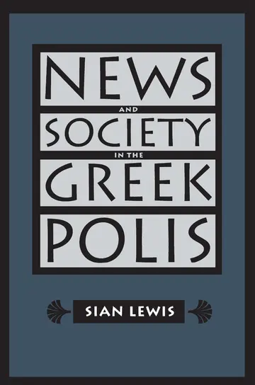 Cover of News and Society in the Greek Polis