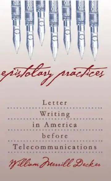 Cover of Epistolary Practices