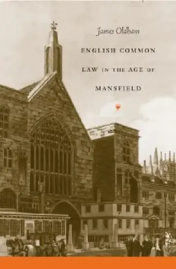 Cover of English Common Law in the Age of Mansfield