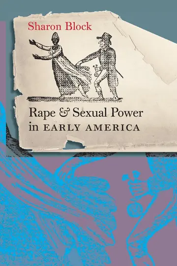 Cover of Rape and Sexual Power in Early America (Published for the Omohundro Institute of Early American History and Culture, Williamsburg, Virginia)