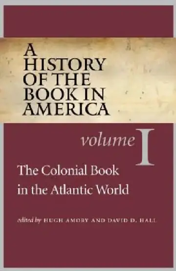 Cover of A History of the Book in America