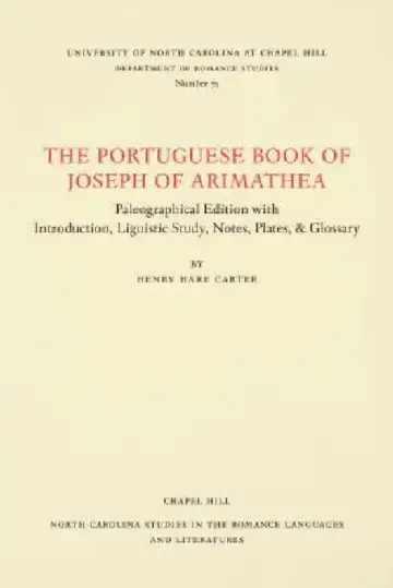 Cover of The Portuguese Book of Joseph of Arimathaea