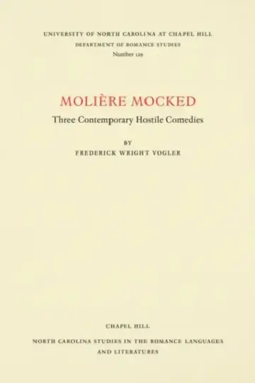 Cover of Molière Mocked