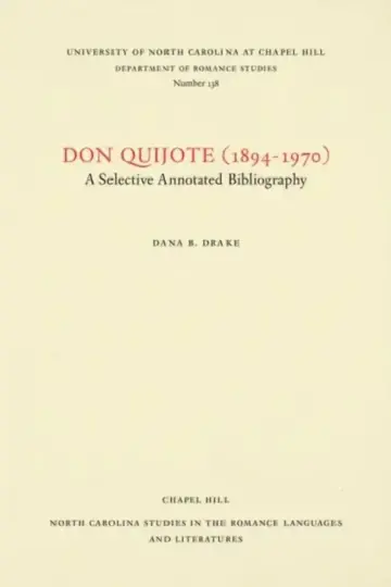 Cover of Don Quijote (1894-1970)