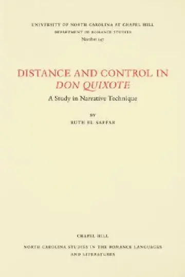 Cover of Distance and Control in Don Quixote