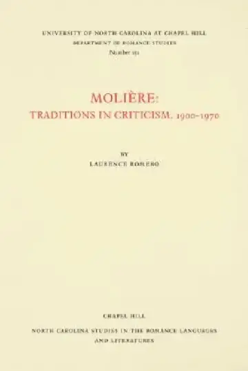 Cover of Molière