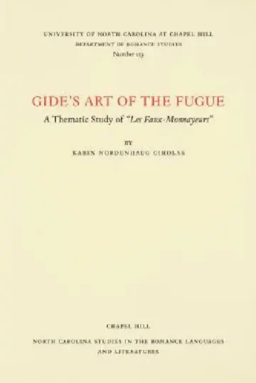 Cover of Gide's Art of the Fugue