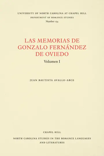 Cover of Las memorias de Gonzalo Fernández de Oviedo / Memories of Gonzalo Fernández de Oviedo