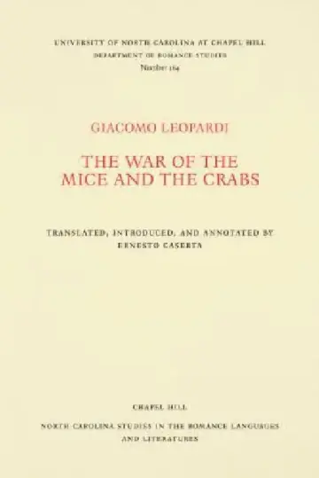 Cover of The War of the Mice and the Crabs