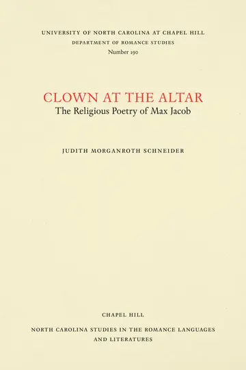 Cover of Clown at the Altar