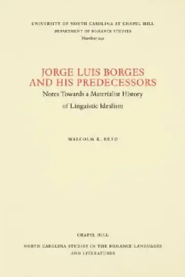 Cover of Jorge Luis Borges and His Predecessors