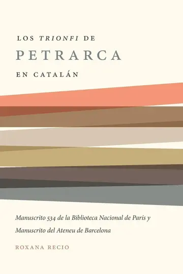 Cover of Los Trionfi de Petrarca comentados en catalan