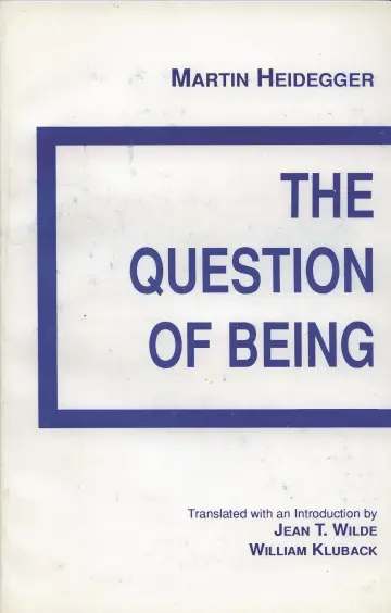 Cover of Question of Being