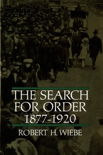 Cover of The Search for Order, 1877-1920