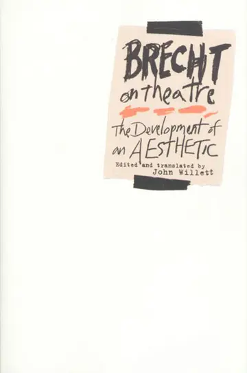 Cover of Brecht on Theatre