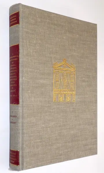 Cover of A Biographical Dictionary of Actors, Actresses, Musicians, Dances, and Other Stage Personnel