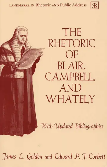 Cover of The Rhetoric of Blair, Campbell, and Whately