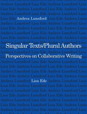 Cover of Singular Texts/Plural Authors