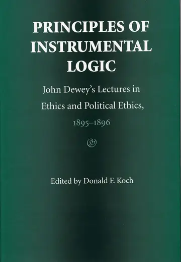 Cover of Principles of Instrumental Logic