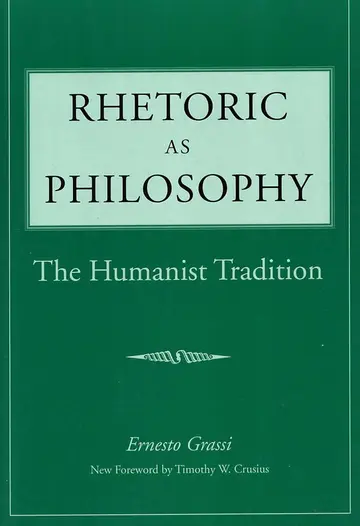 Cover of Rhetoric as Philosophy