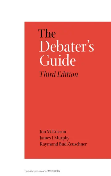 Cover of The Debater's Guide, 3rd Edition