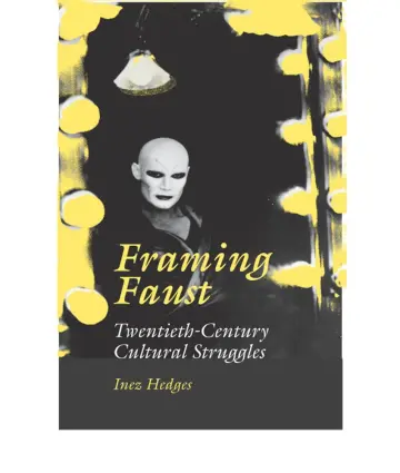 Cover of Framing Faust