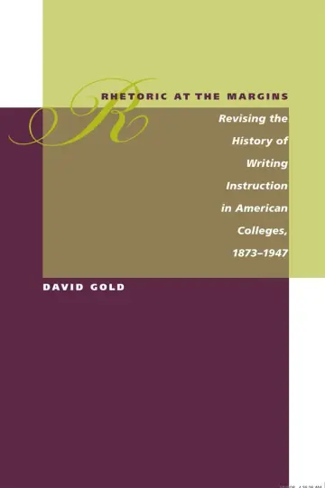 Cover of Rhetoric at the Margins
