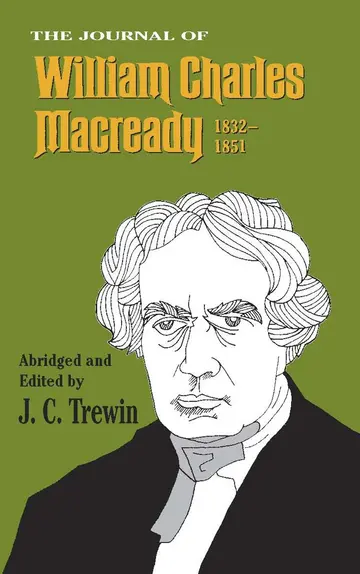 Cover of The Journal of William Charles Macready, 1832-1851