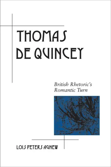 Cover of Thomas De Quincey